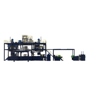 Dobleng Beam Non Woven Production Line 3.2M Nonwoven Roll Precutting Machine