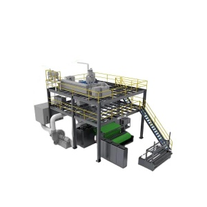 High speed hydrophilic non woven fabric making machinery