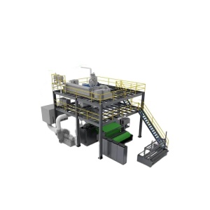 High Output Manufacturing Non Woven Fabric Making Machine Oanpaste hege kwaliteit